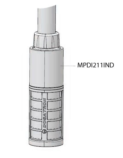 MPDI211IND - Teilbausatz Saugfilter 12 x 16 mm mit Rückschlagventil