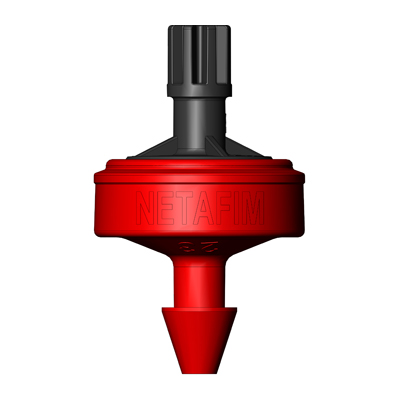 PCJ Juniortropfer 2.0 l/h, Nippelauslass, rot - schwarz / 250er Pack