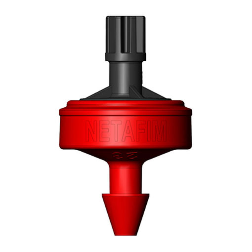 PCJ Juniortropfer 2.0 l/h, Nippelauslass, rot - schwarz / 250er Pack
