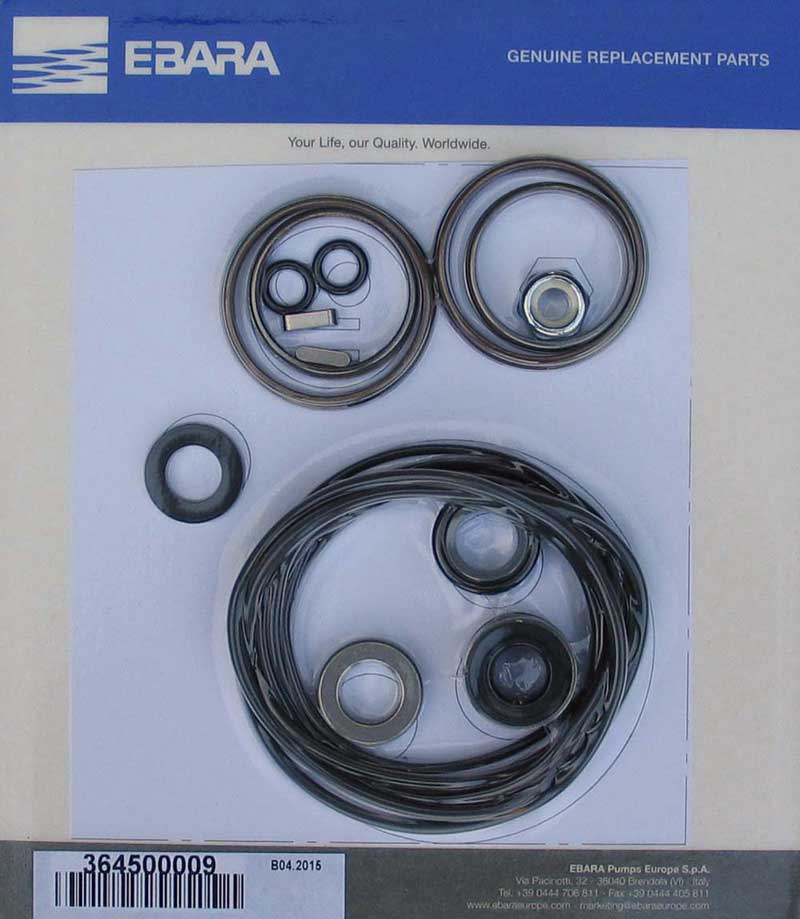 EBARA Dichtungssatz 2CDXHS 70 und 200 SIC/SIC,Viton