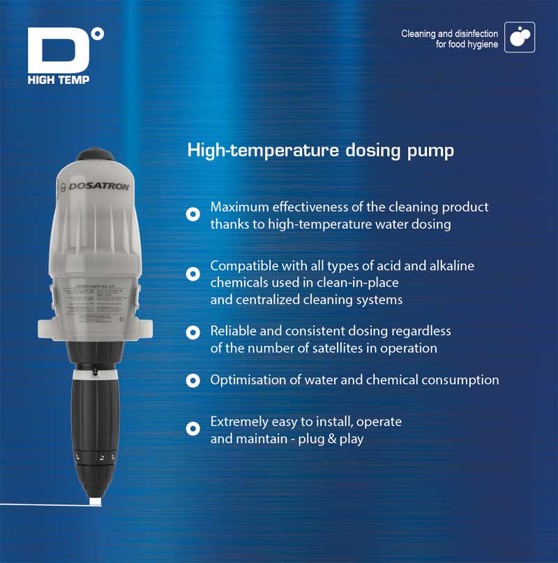 Dosatron D3TRE3000 VF Heisswasser 3,0m³/h 0,03-0,3%