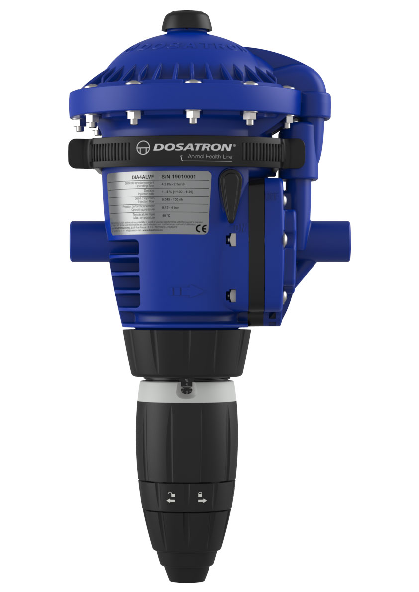 Dosatron DIA4RE VF Membrandosierer 2,5m³/h 1-4% 0,15-4bar Dosatron DIA4RE VF Membrandosierer 2,5m³/h 1-4% 0,15-4bar
