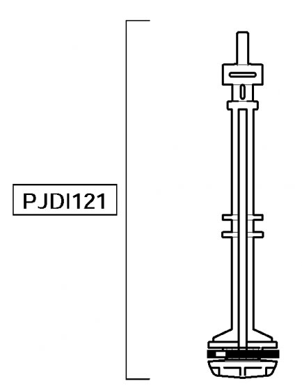 PJDI121VF - Teilbausatz Tauchkolben + Dichtung