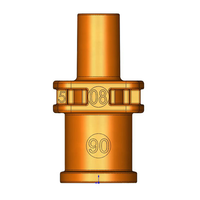 SD Shutter 90/50 l/h für 90l/h SpinNet Düsen orange 100 Stück