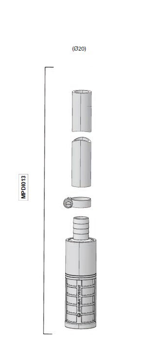 MPDI013 - Bausatz Saugpartie 20 x 27mm