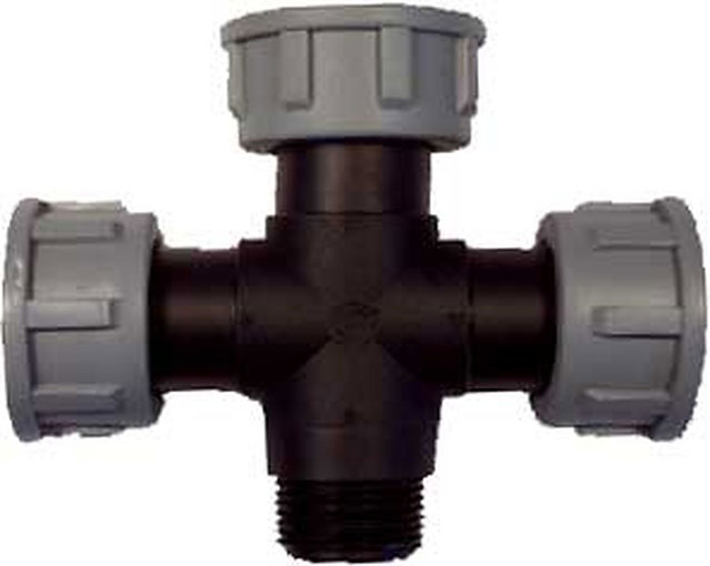 Tavlit Swivel Kreuz 1"IG x 1"IG x 1"IG x 1"AG