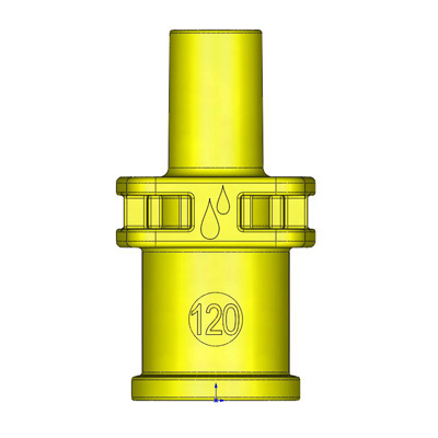 SD Shutter 200/120 l/h für 200l/h SpinNet Düsen gelb 100 Stück