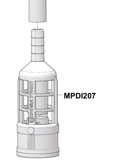 MPDI207 - Teilbausatz Saugfilter 8 x 12mm
