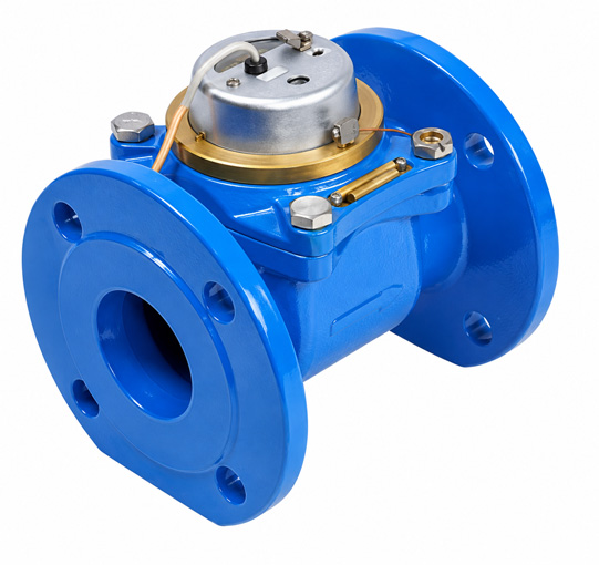 Wasserzähler 2" DN50, 450l/h bis 15m³/h, 1 Impuls / 10 Liter