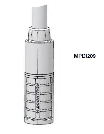 MPDI209 - Teilbausatz Saugfilter 16 x 22mm