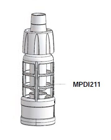 MPDI211 - Teilbausatz Saugfilter 12 x 16 mm