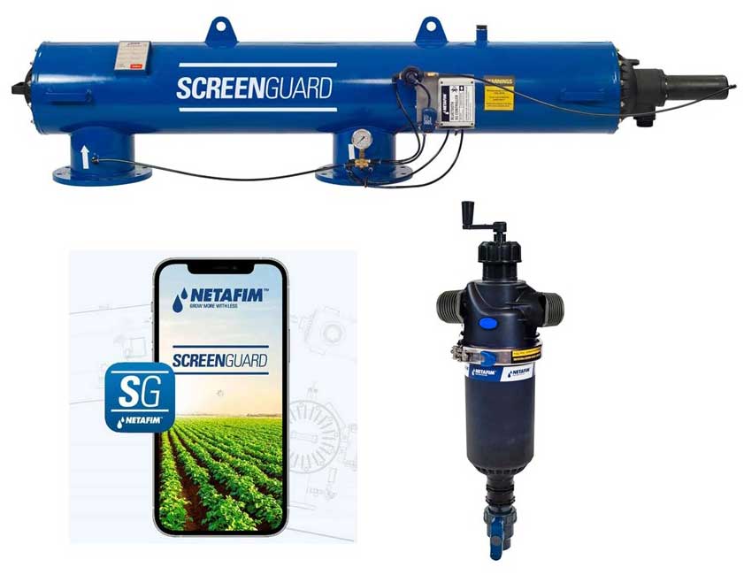 Screenguard Siebfilter von Netafim mit Rückspülung